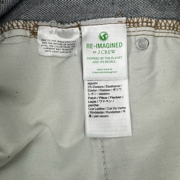 J CREW Re-Imagined Classic Straight Mens Blue Jeans - 32 **ACTUAL‎ 36x28 - Picture 9 of 12